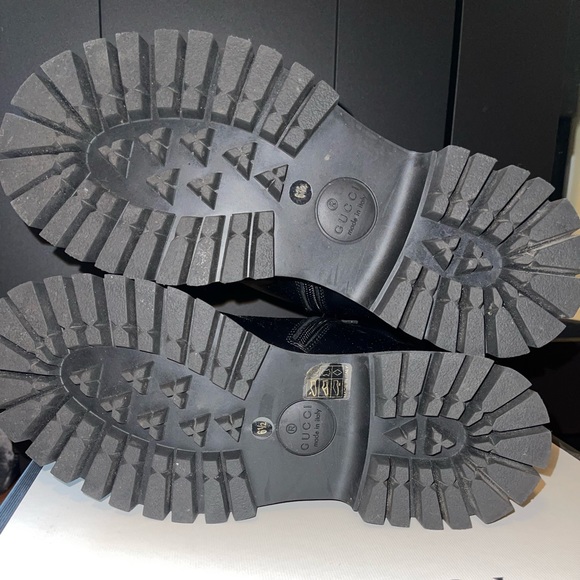 Gucci Mens horse calf lavaredo boots. - Picture 2 of 5